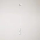 Lámpara moderna con pantalla triangular para carril