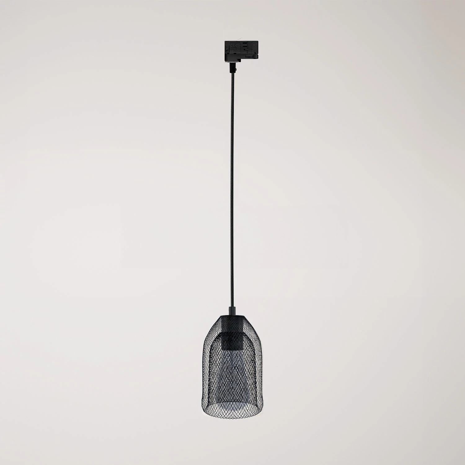 Lámpara ndustrial con pantalla de metal Ghostbell para carril
