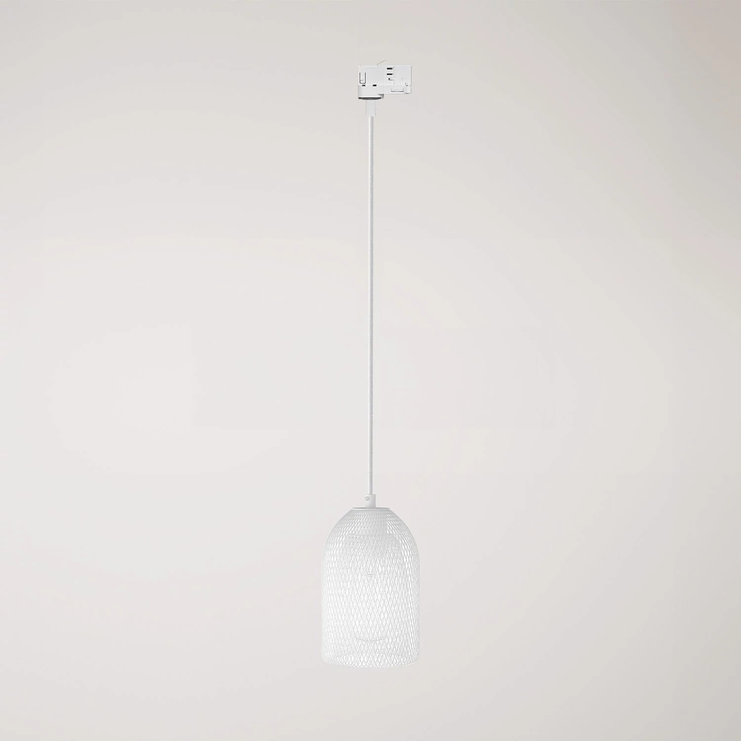 Lámpara ndustrial con pantalla de metal Ghostbell para carril