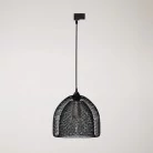 Lámpara industrial con pantalla jaula XL Ghostbell para carril