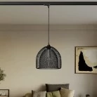 Lámpara industrial con pantalla jaula XL Ghostbell para carril