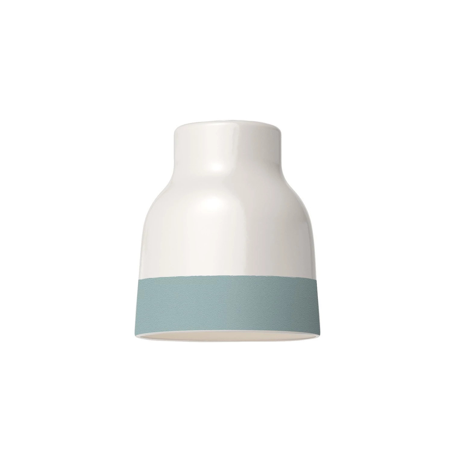 Pantalla Vaso de cerámica bicolor - Made in Italy