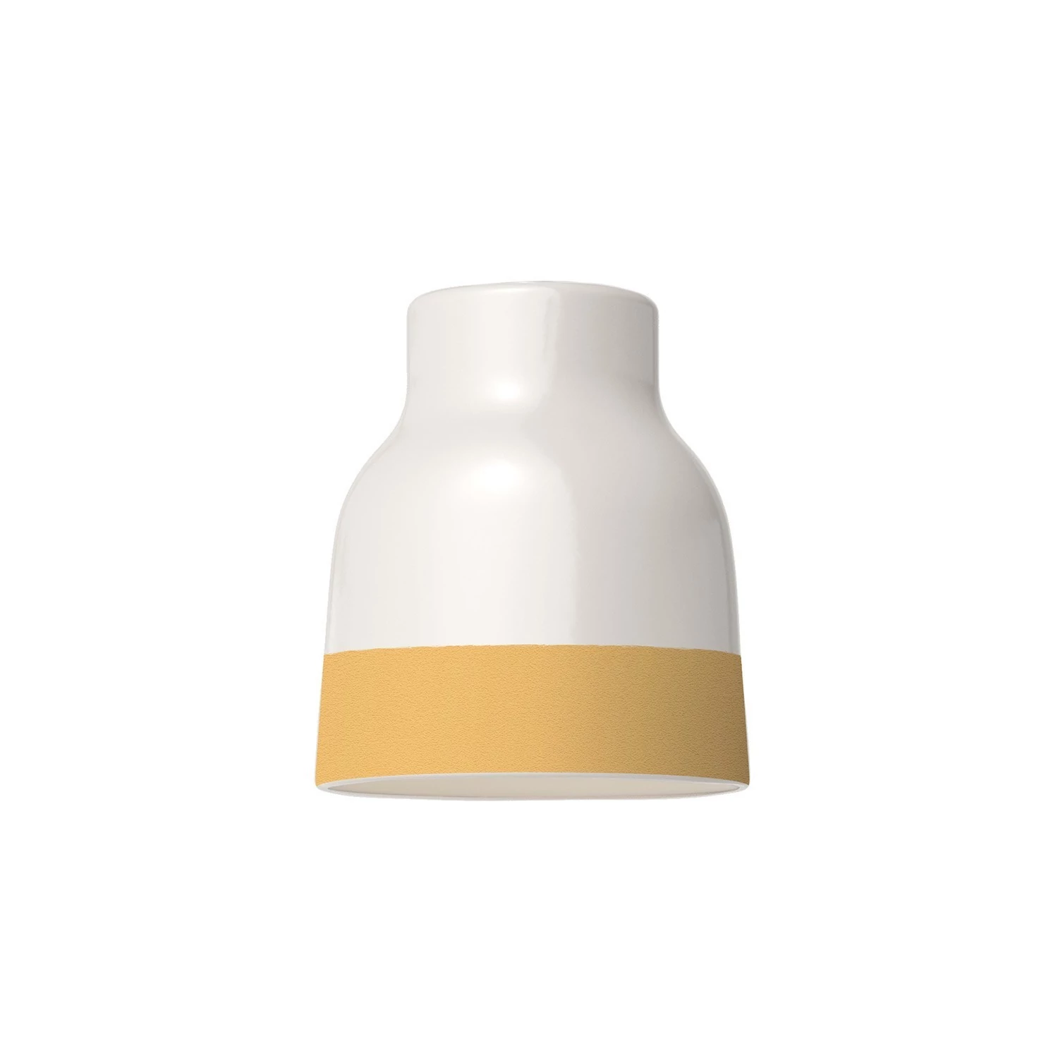 Pantalla Vaso de cerámica bicolor - Made in Italy