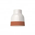 Pantalla Vaso de cerámica bicolor - Made in Italy