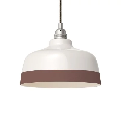 Pantalla Copa de cerámica bicolor - Made in Italy