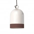 Pantalla Mini Campana, en cerámica bicolor - Made in Italy