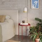 Pantalla Mini Campana, en cerámica bicolor - Made in Italy