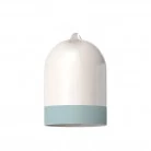 Pantalla Mini Campana, en cerámica bicolor - Made in Italy