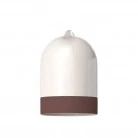 Pantalla Mini Campana, en cerámica bicolor - Made in Italy