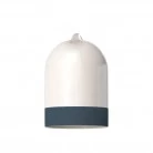 Pantalla Mini Campana, en cerámica bicolor - Made in Italy