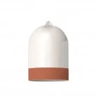 Pantalla Mini Campana, en cerámica bicolor - Made in Italy