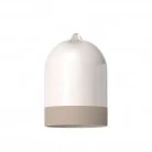 Pantalla Mini Campana, en cerámica bicolor - Made in Italy