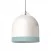 Pantalla Campana M bicolor de ceramica, colección Materia - Made in Italy