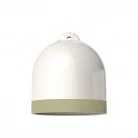 Pantalla Campana M, de cerámica bicolor - Made in Italy