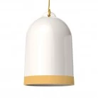 Pantalla Campana XL, en cerámica bicolor - Made in Italy