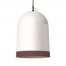 Pantalla Campana XL, en cerámica bicolor - Made in Italy