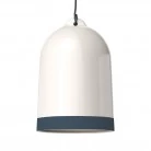 Pantalla Campana XL, en cerámica bicolor - Made in Italy