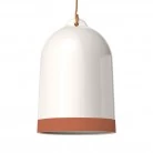 Pantalla Campana XL, en cerámica bicolor - Made in Italy