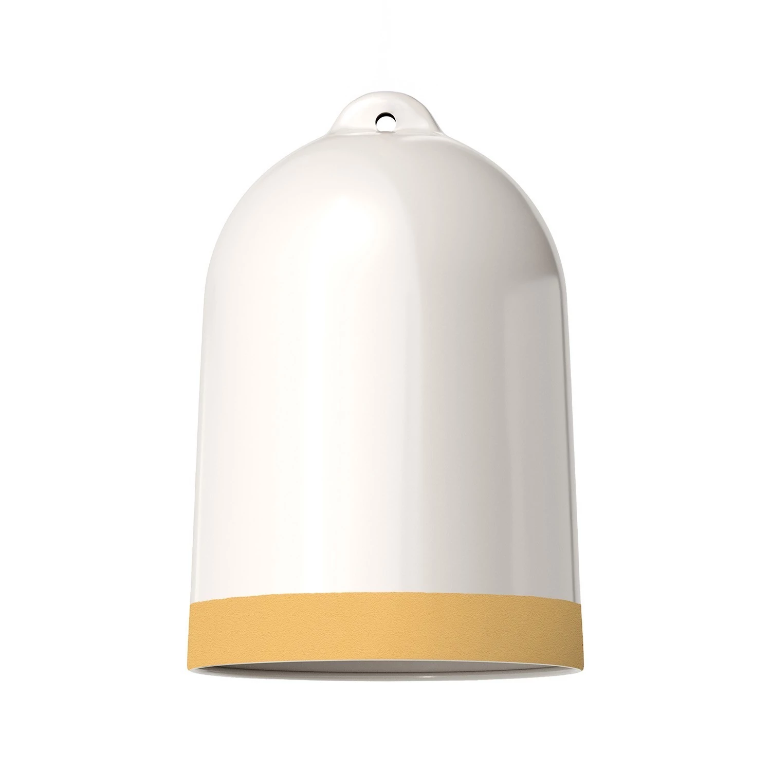 Pantalla Campana XL, en cerámica bicolor - Made in Italy