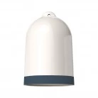 Pantalla Campana XL, en cerámica bicolor - Made in Italy