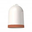Pantalla Campana XL, en cerámica bicolor - Made in Italy