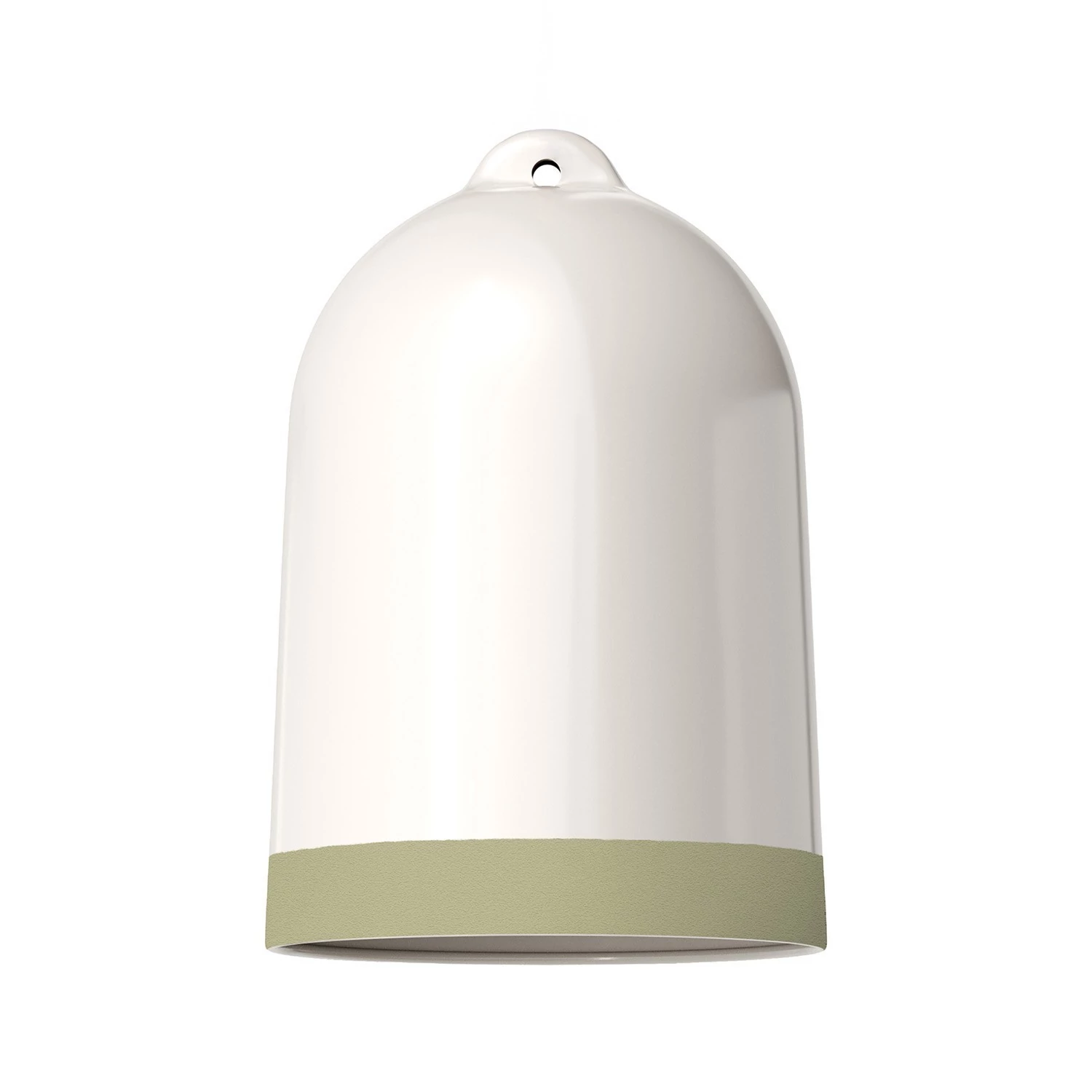 Pantalla Campana XL, en cerámica bicolor - Made in Italy