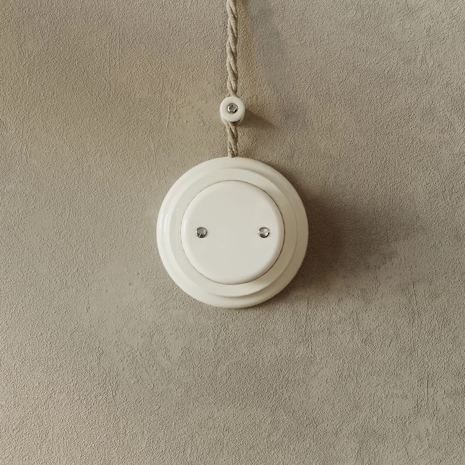 Caja de conexión de porcelana para montaje en pared