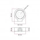 Base de porcelana para toma de corriente - de 1 a 4 salidas