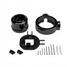 Toma Schuko de porcelana con base para canaleta de cables