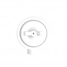 Interruptor de porcelana con base para pasacables