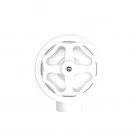 Interruptor de porcelana con base para pasacables