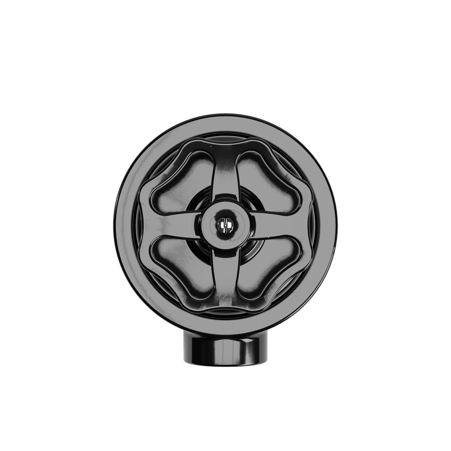 Interruptor de porcelana con base para pasacables