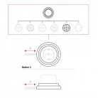 Enchufe Schuko de porcelana con base