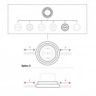 Enchufe Schuko de porcelana con base