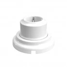 Enchufe Schuko de porcelana con base