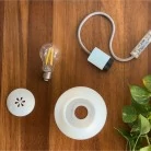 Pantalla redonda para interiores y exteriores