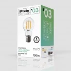B03 - Bombilla LED A60 transparente filamento vertical