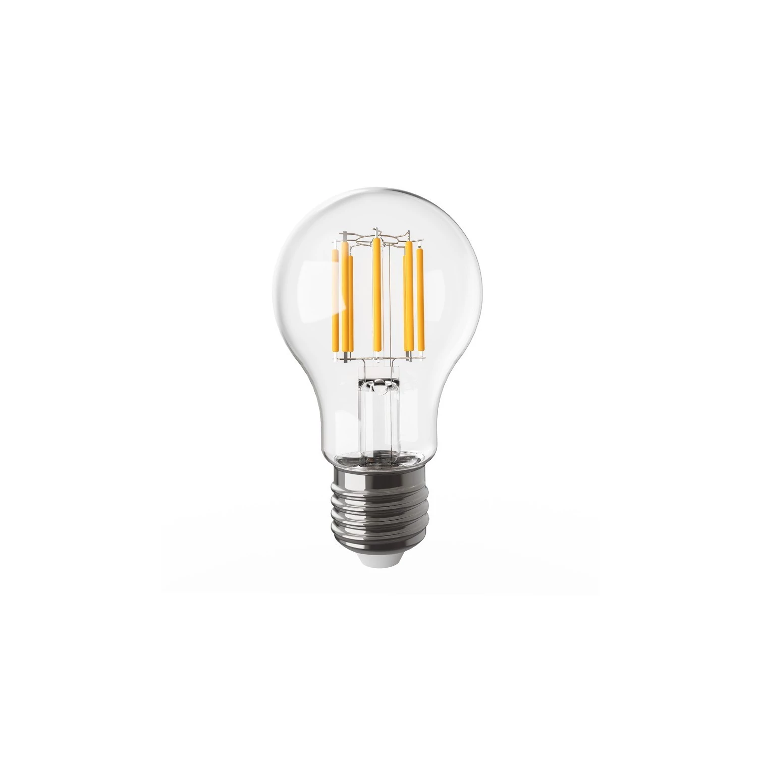 B03 - Bombilla LED A60 transparente filamento vertical