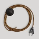Cableado para lámpara con cable cobre con purpurina 3 m