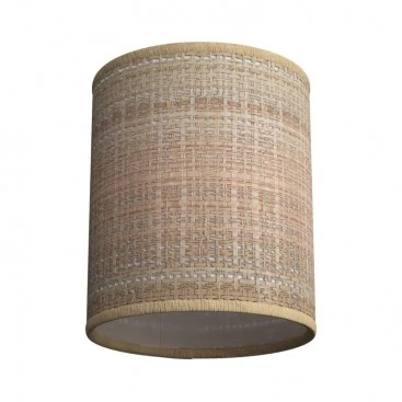 Pantalla Cilíndro textil con casquillo E27