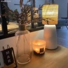 Pantalla Cilíndro textil con casquillo E27