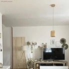Pantalla Cilíndro textil con casquillo E27