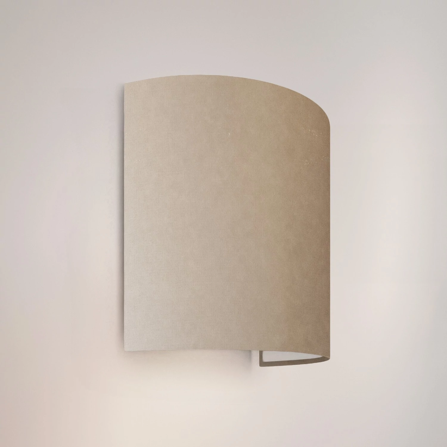 Lámpara de pared con pantalla de tela Made in Italy