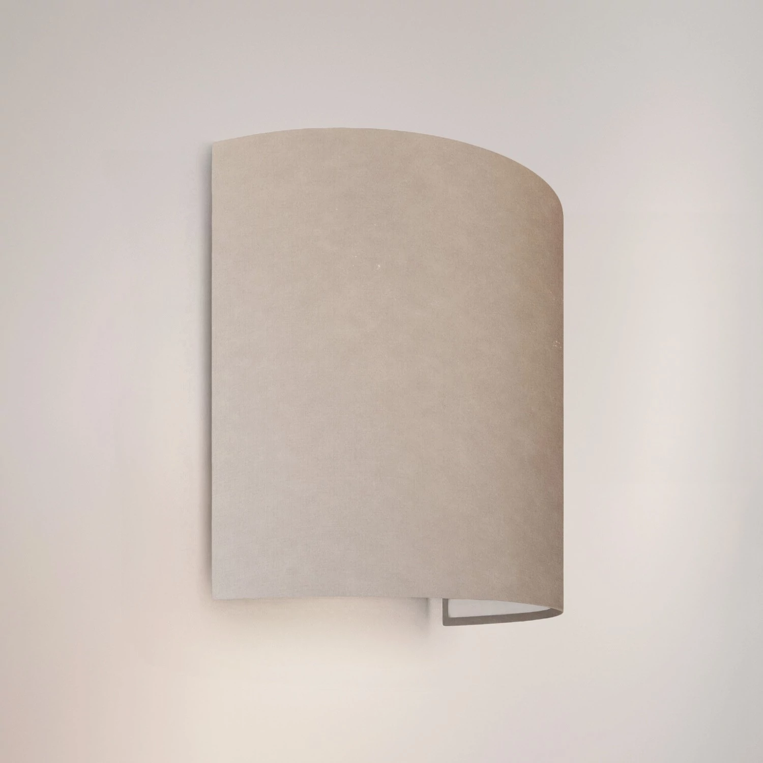 Lámpara de pared con pantalla de tela Made in Italy