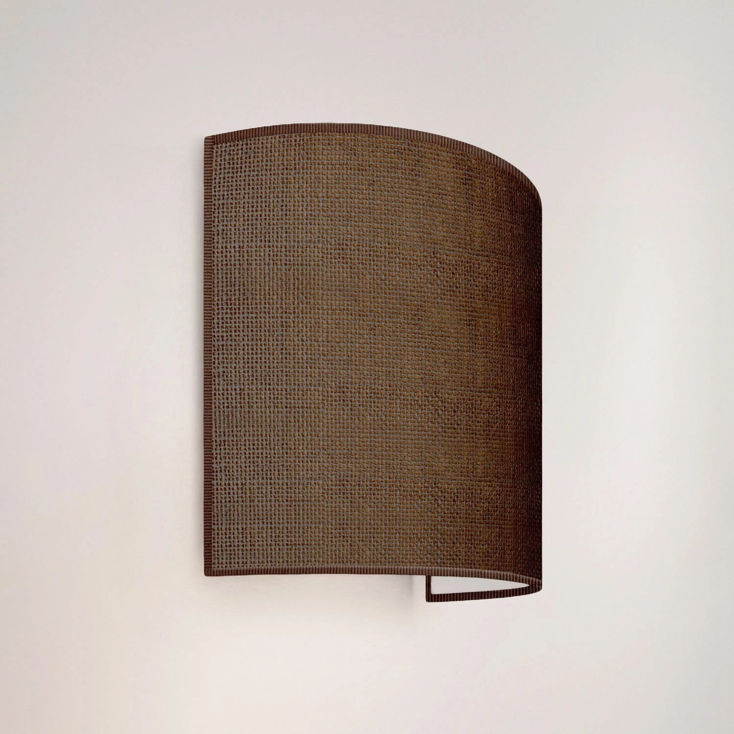 Lámpara de pared con pantalla de tela Made in Italy