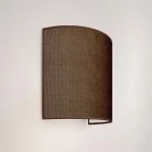 Lámpara de pared con pantalla de tela Made in Italy