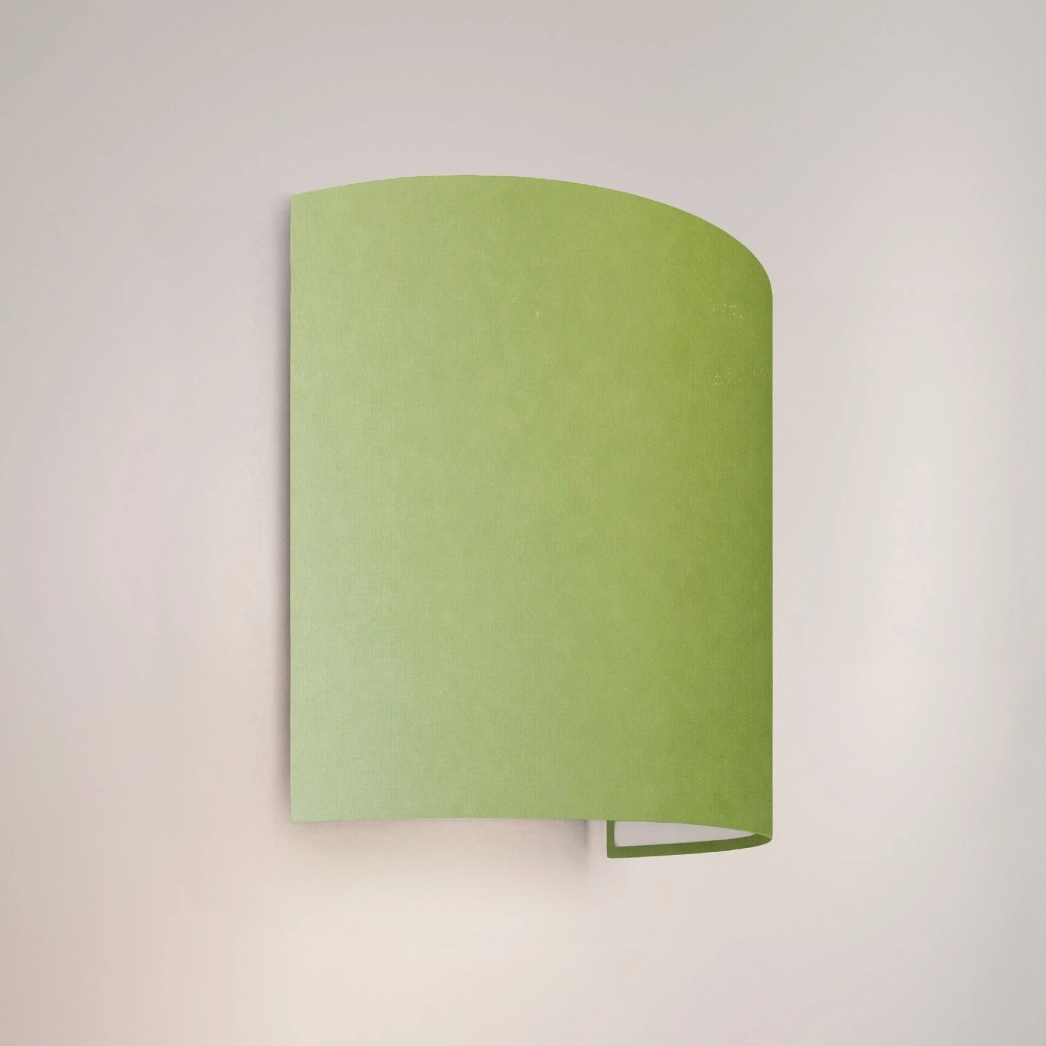 Lámpara de pared con pantalla de tela Made in Italy