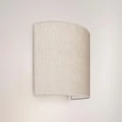 Lámpara de pared con pantalla de tela Made in Italy