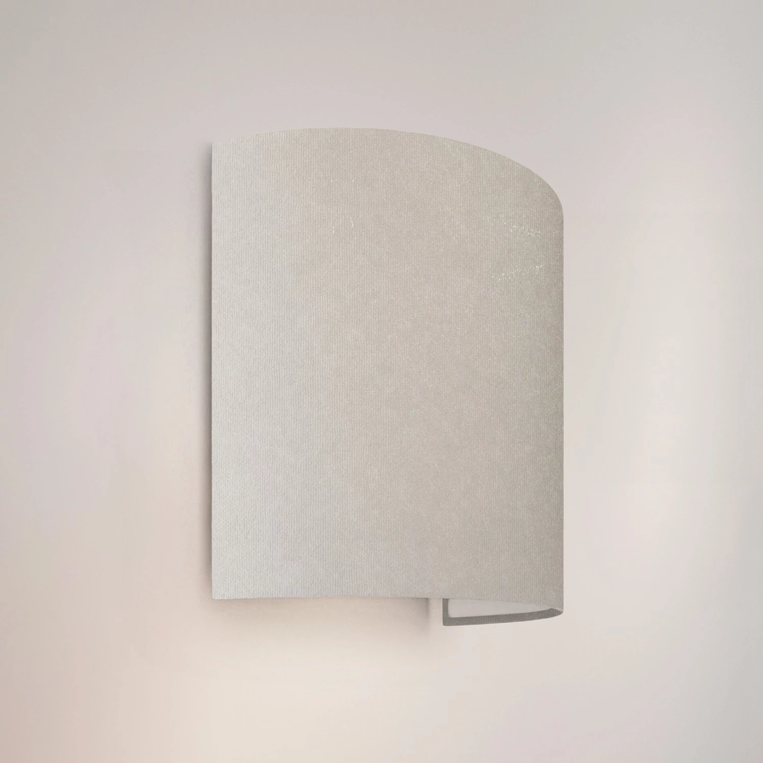 Lámpara de pared con pantalla de tela Made in Italy