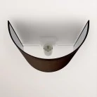 Lámpara de pared con pantalla de tela Made in Italy